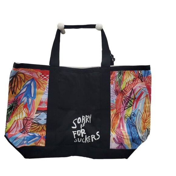 Vans x Kime Buzzelli Sorry is for Suckers Canvas Artist Art Print Tote Bag NWT - Picture 10 of 10